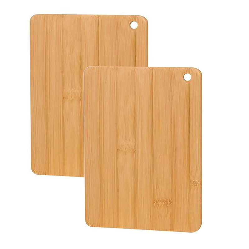 Ensemble de 2 planches à découper 2 pièces, plateau de charcuterie polyvalent antidérapant pour la préparation des aliments, légumes, fruits, accessoire de cuisine réutilisable et écologique, idéal pour un usage quotidien et un cadeau des Fêtes