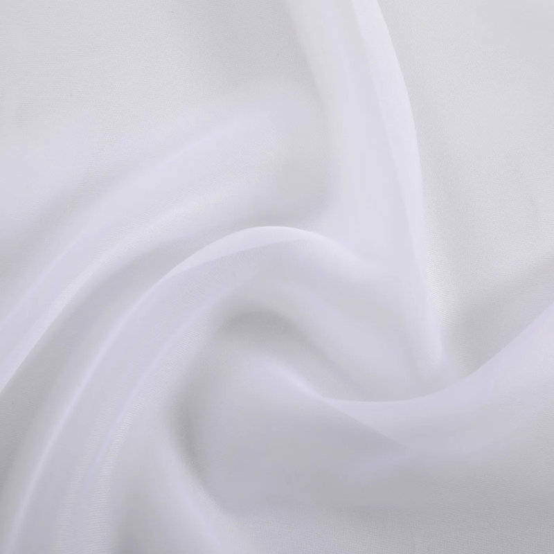 2 Panels Sheer Voile Window Curtains, White, 52"W x 96"L (Pack of 2)