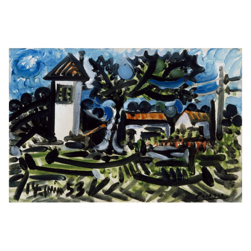 Valauris par Pablo Picasso - Estampe numérique, H 22 po x l 28 po