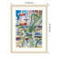 Hummingbird and Lily Pond, encadré sur papier par impression-91291422-91291425