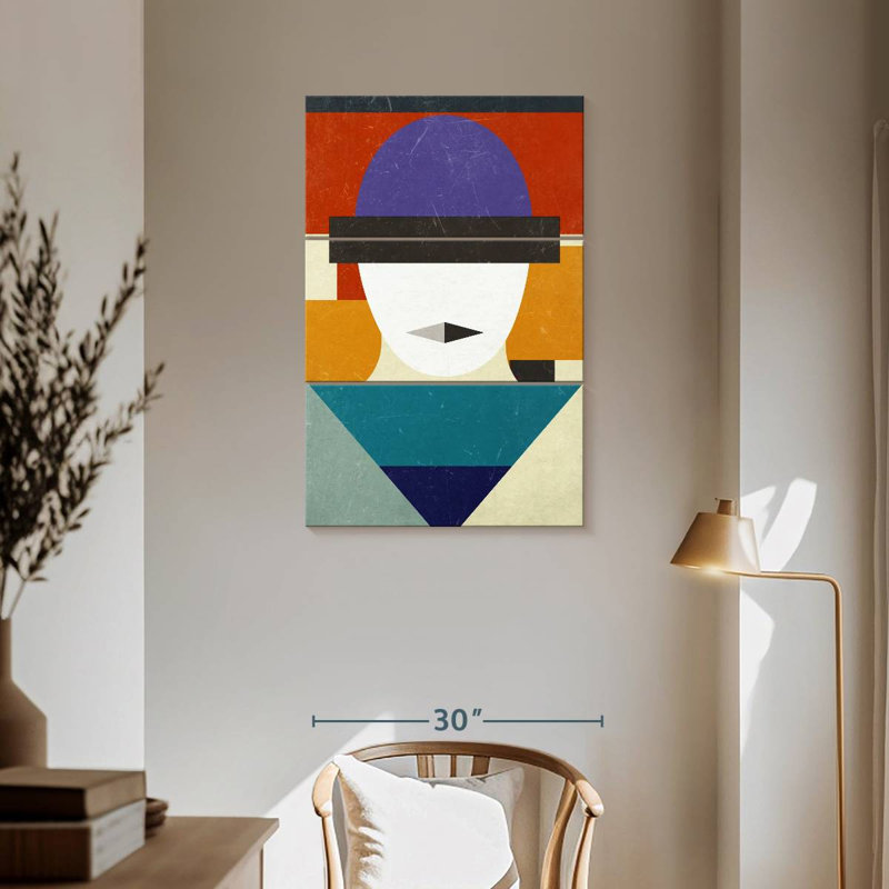 Leisha Geometric Face, 57" H x 36" W