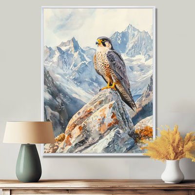 Tuckerton Peregrine Falcon In The Mountains I - Hawk, art mural de salon