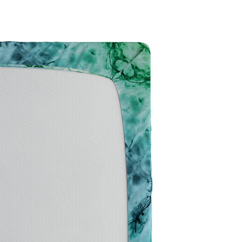 Microfiber Abstract Fitted Sheet, Twin Fitted Sheet