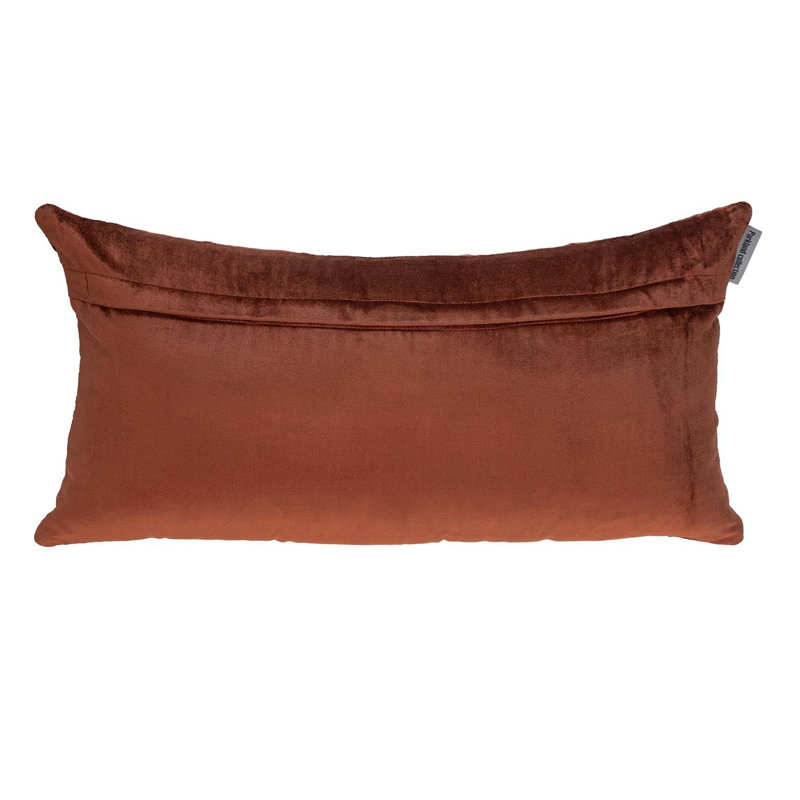 Chevron Throw Pillow, Burnt Orange