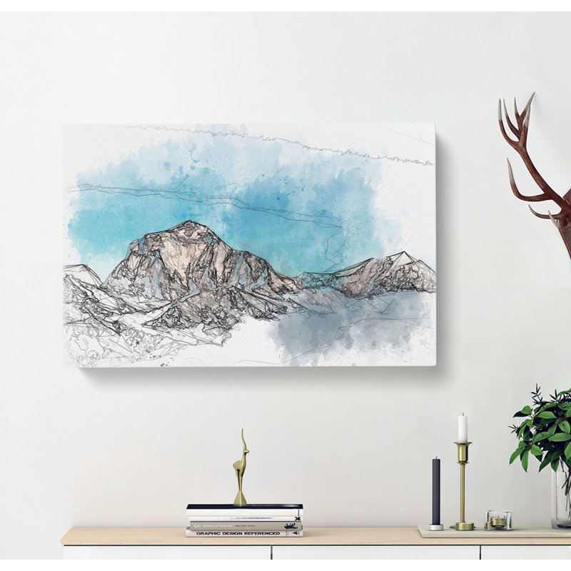Annapurna Circuit In Nepal - Wrapped Canvas, 60cm H x 91cm W x 3cm D