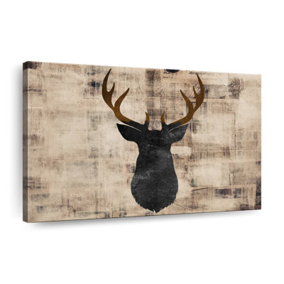 Deer Decoration Canvas Print