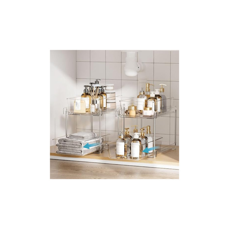 Adjustable Plastic Under Sink Organiser