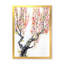 Printemps, fleurs rouges sur des branches d'arbre - Peinture sur toile encadrée-59761523-59761522