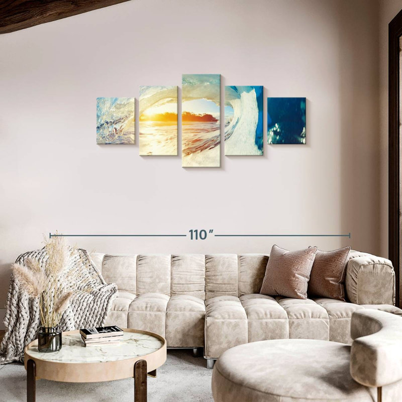 Crashing Wave, 34" H x 74" W
