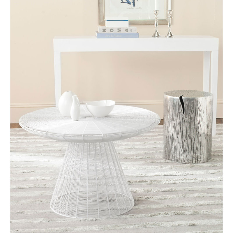 Karpinski Single Coffee Table, White