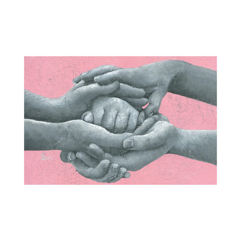 «My Little Sister», reproduction d'art murale encadrée, H 12 po x l 18 po, Toile tendue, Ne s’applique pas