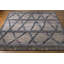 Hand Knotted Wool Chevron Area Rug-1952073107