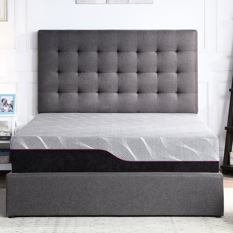 Grand matelas en mousse de latex 11 po - base de soutien pour un sommeil réparateur, matelas de 11 po