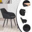 40cm H Velvet Upholstered Armchair-1895732140-1895732139