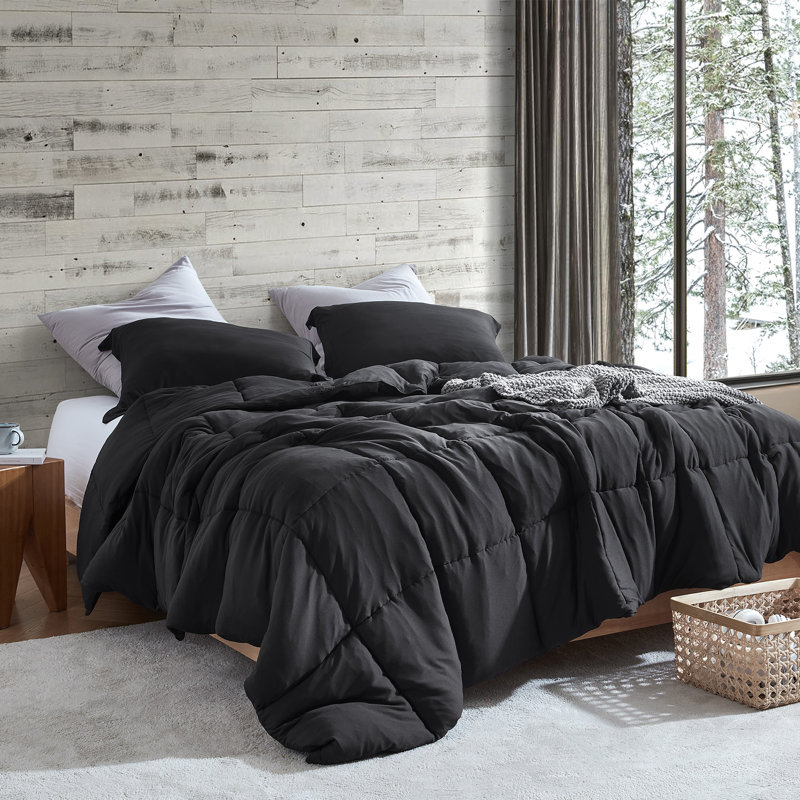 Better Than Butter Coma Inducer Black Oversized Comforter Set, Twin Extra Long