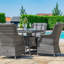 Mitcheldean 4 Seat Square Rattan Dining Set