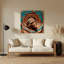 Art mural en métal Southwestern Animals
