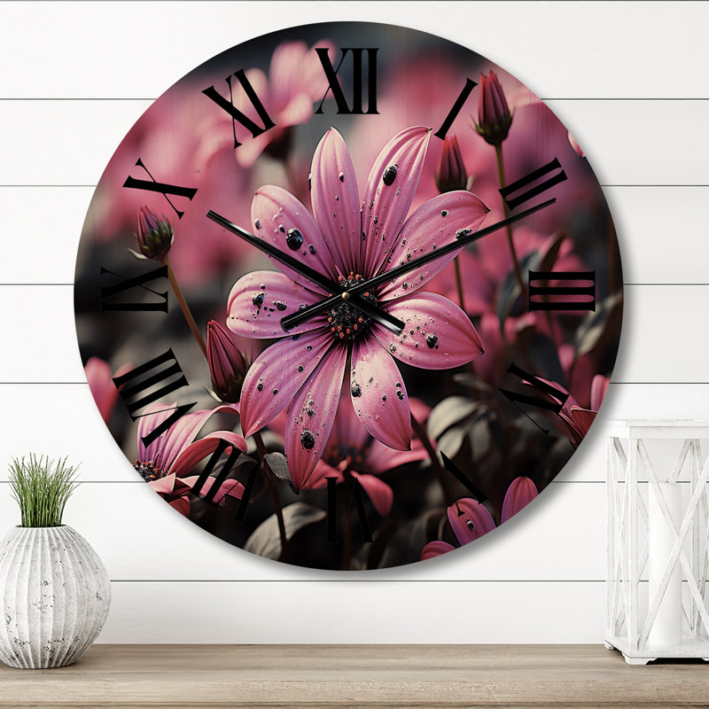 Horloge murale surdimensionnée en bois, Moyenne