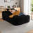 Boneless Boneless Oversized Corduroy Sofa Deep Seat Couchs With 3 Pillows,no Assembly.-1723431578