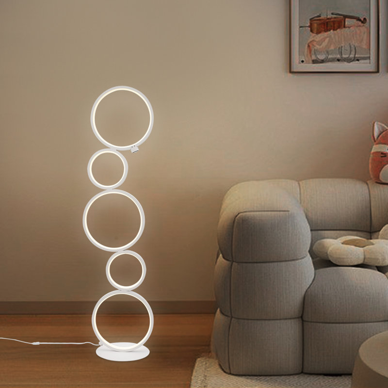 Gervaise 35.5'' White LED Novelty Floor Lamp