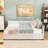 Linen Upholstered Daybed with Twin Trundle-764516451-764516454