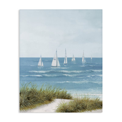 «Sail Away Beach Seascape Canvas», conception par Lorenzo Collective
