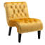 Chaise de salon en velours sans accoudoirs-118445418