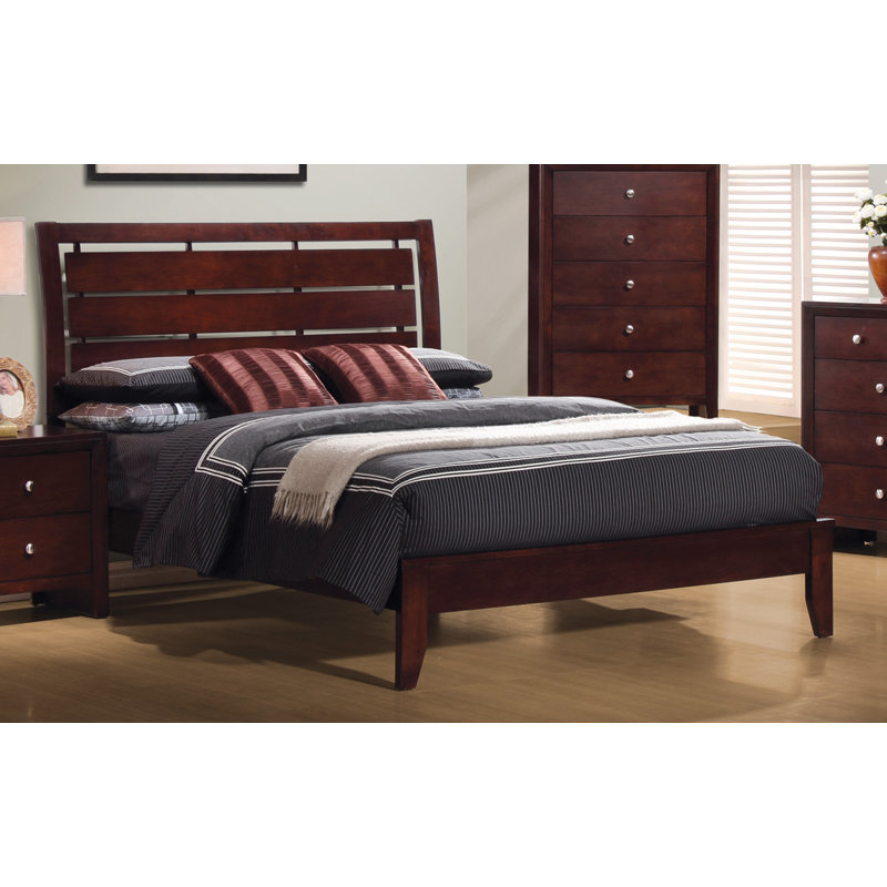 Adoncia Solid Wood Slat Bed