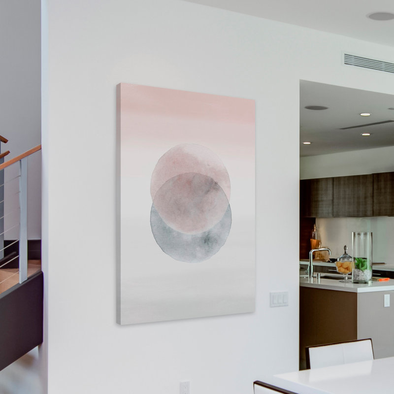 Waning Moons - Wrapped Canvas Painting, 38cm H x 25cm W x 3.81cm D