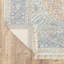 Tapis oriental bleu / rouge fait à la main Hadden-1205005325