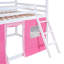 Lit superposé style maison basse avec toit-405219897-405219896
