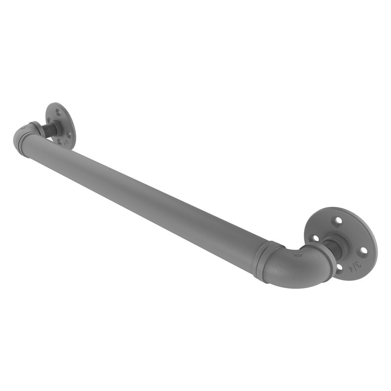 Barre d’appui 16 po Bayer, Gris mat, 32"
