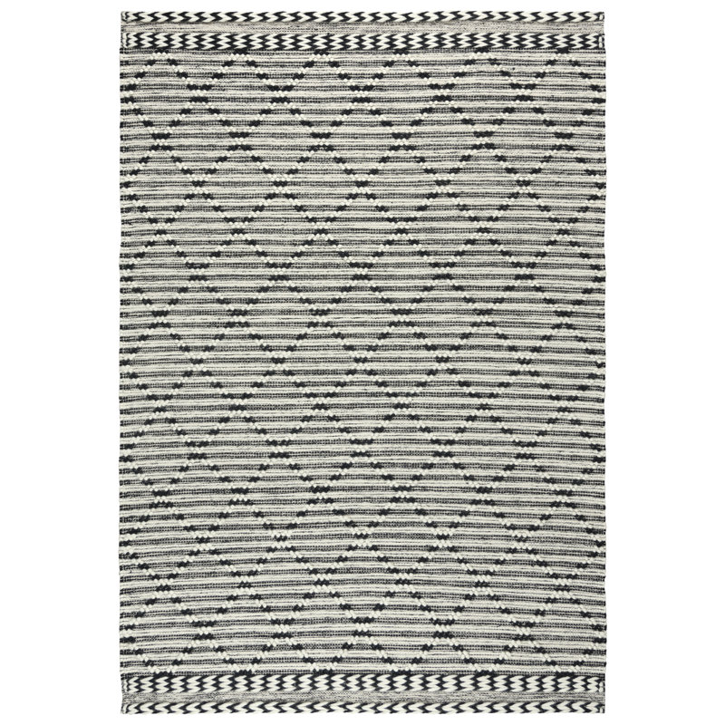 Dom Wool Geometric Indoor Rug, Rectangle 5' x 7'6"