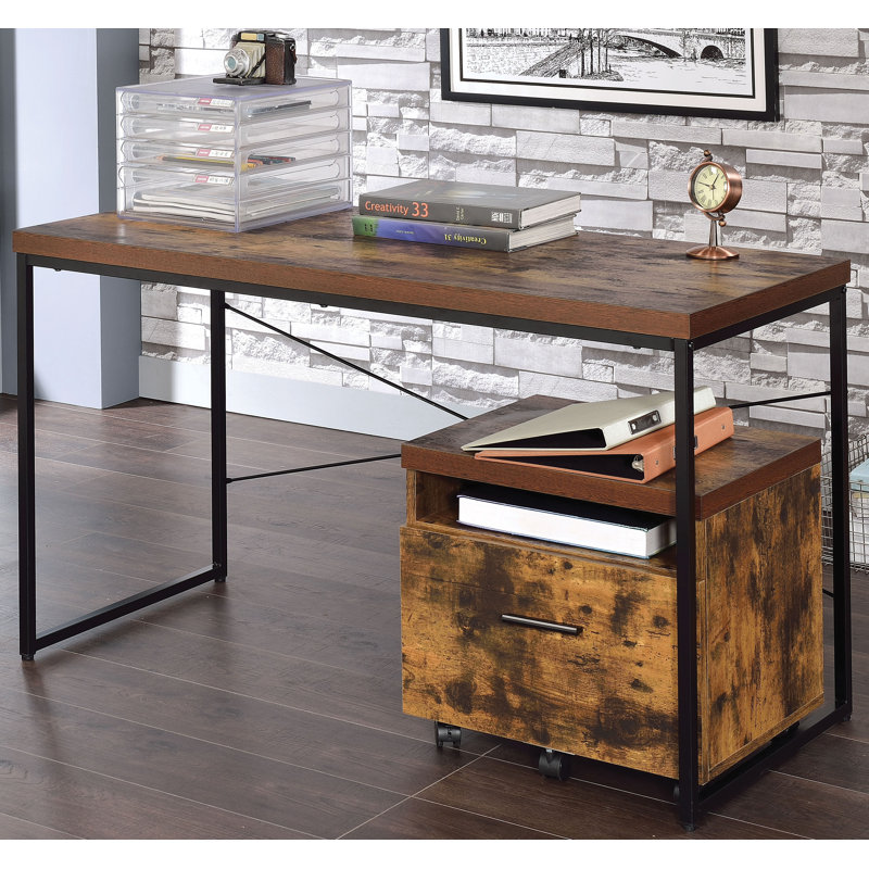 Rollison 2 Piece Writing Desk Office Set