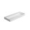 Meuble-lavabo de salle de bain à surface solide, fabriqué en résine de pierre, blanc mat, profondeur 48,4 po, largeur 18,46 po, hauteur 4,8 po, 55,87 lb, adaptabilité universelle aux espaces, égratignure et teinture, double