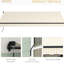 Auvent de jardin -, rétractable manuellement, 13 pi x 10 pi, manivelle rétractable beige et blanche 10 pi, tissu protégé