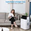 12,000 BTU Small Air Conditioner with Built-In Dehumidifier Portable AC Unit for Rooms Up to 550 Sq Ft Remote Control Window Mount Exhaust Kit