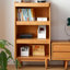Bibliothèque de rangement de style nordique-304334484