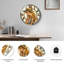Horloge murale moderne en verre 24 ''
