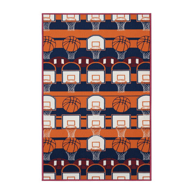  Tapis de basketball lavable avec panier et panier