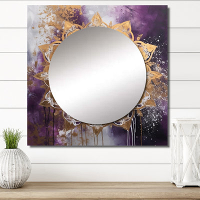 Miroir carré Rabekah - Boho Mandala