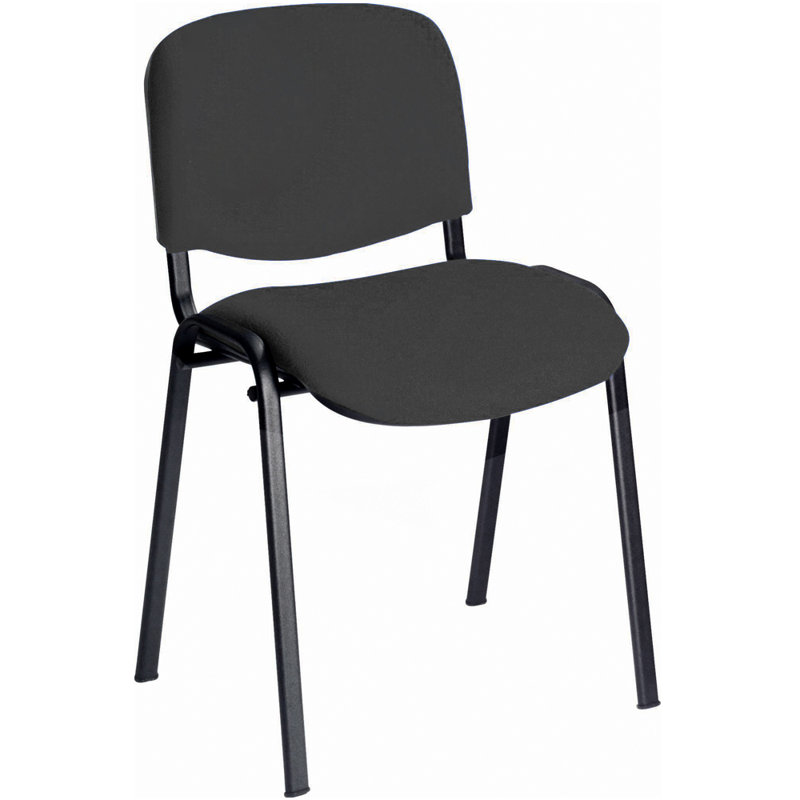Nanami Waiting Room Chair, Black, Charcoal Pyra