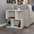 Barbara Side Table Modern 2-Tier Design with Storage Compartments-32302008