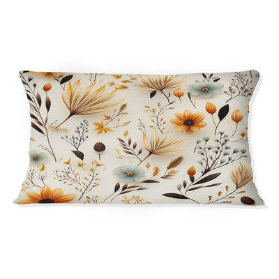 Floral Throw Pillow
