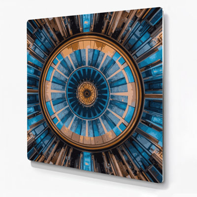 Halloween Mysterious libraries Gray Metal Wall Art