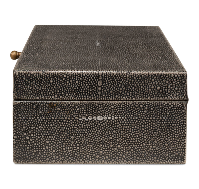 Gatsburg Handmade Decorative Box, Gray