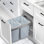 Life Finds 40L Under Sink Pull Out Trash Can System (LF-POTC2)