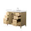 Janna 42" Freestanding Single Bathroom Vanity with Quartz Top-1718999953-1718999952-1718999956