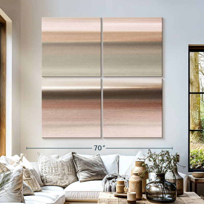 Avery Guilded Sands I, 57" H x 57" W