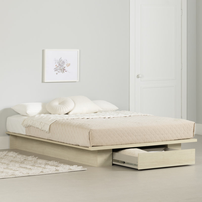 Fusion Full/Queen Platform Bed With Drawer